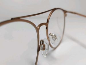 Stylish Rose Gold Rpund Metal Frame