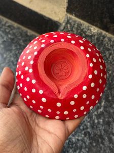Handmade Polka Dot Diya