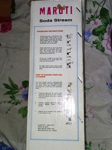 Instant Soft Drink With CO2 Cylinder