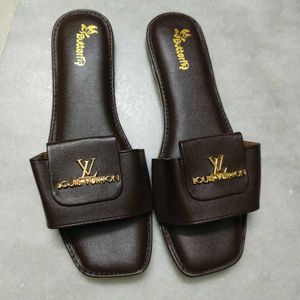 Stylish Brown Flat Sandals FIXED PRICE