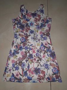 Floral Print Sleeveless Dress