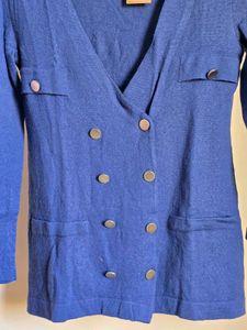 Stylish Blue Cardigan