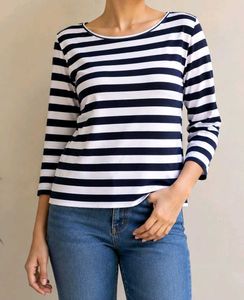 Classic Striped Long Sleeve Top
