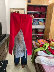 Vibrant Red Leggings