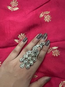 Peacock Design Statement Ring