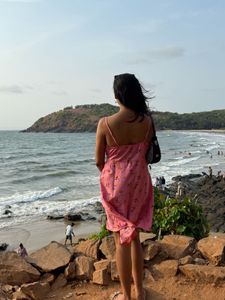 Pink Floral Summer Dress