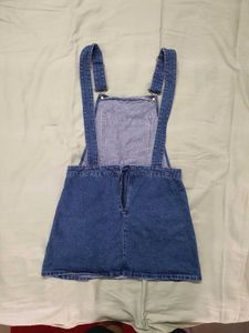 Denim Dungree Dress