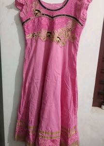 Beautiful Pink Ethnic Gown