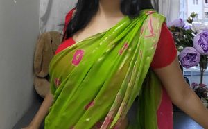 Jaipuri bandhej saree