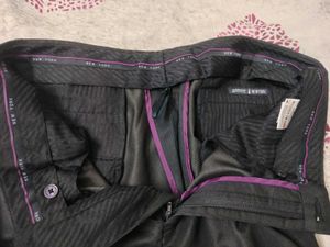 Men Arrow Formal Black Trouser/Pant