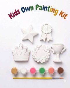 Paint Your Own Trophy & Crown Kit