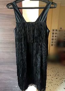 Vintage Flapper Fringed Dress