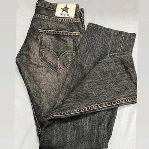 Levis Black Jeans -Distressed Wash jean/pant/lower