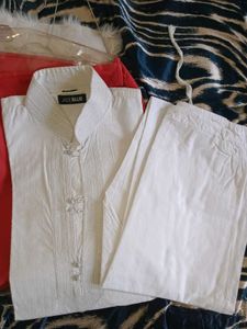 Elegant White Kurta Set