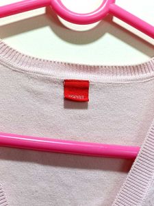 Baby Pink Sweater For Light Winter