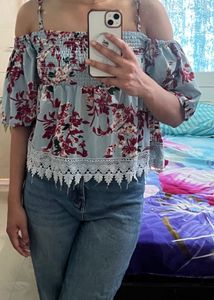 Floral Off-Shoulder Top