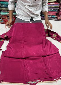 new Elegant Magenta Kurta with Embroidery