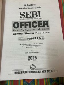 SEBI Officer Grade A Exam Guide