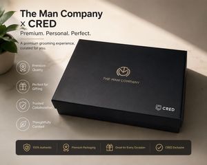 The Man Company x CRED Grooming Box