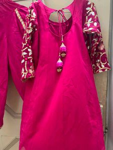 Designer Kurta Set with Dhoti Pants