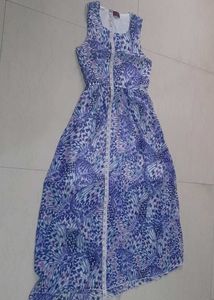 Beautiful Butterfly Print Maxi Dress