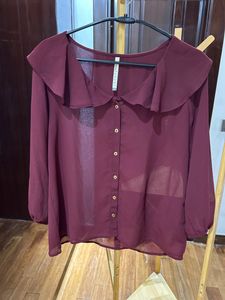 Femina Maroon Top