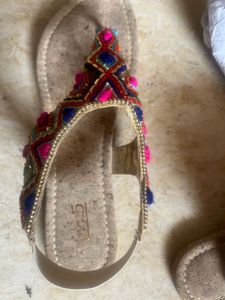 Inc 5 Bohemian Beaded Sandals