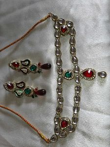 Elegant Ethnic Necklace &amp; Earring Set