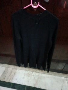 Black Cable Knit Sweater