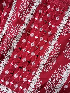 Bright pink Short Kurti For Women