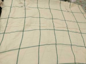 checked double cotton fabric
