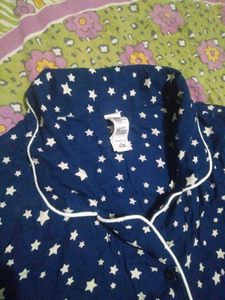 Cozy Star Print Top