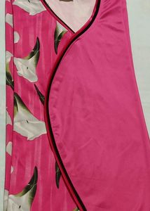 Vibrant Pink Floral Nightgown