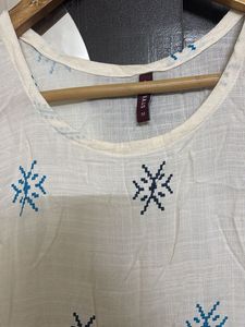 white long kurti