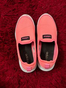 Adidas Pink Slip-On Sneakers