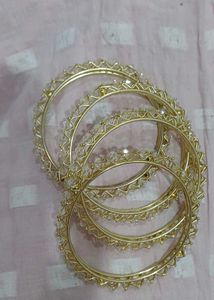 Elegant Beaded Bangles Set