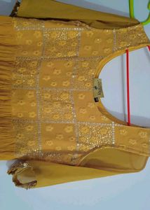 Beautiful Yellow Anarkali Gown