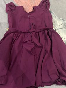 Cute Purple Girls' Dress