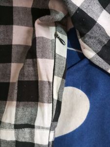 Women Black And White Maternity  Long Kurta..