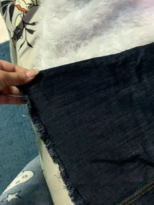Chic Dark Wash Denim Mini Skirt