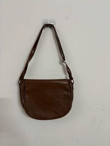 Brown sling bag