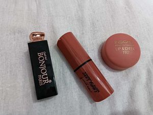 set of 3  Lipsticks and Tint