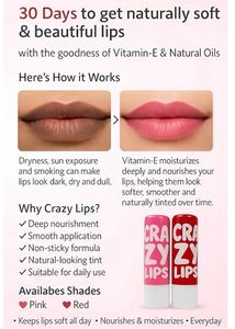 Crazy Lips Tinted Lip Balms (Set of 12 )