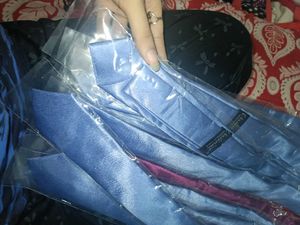 Set of Blue Satin Ties( 13)