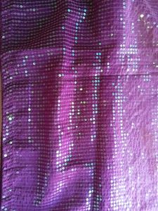 Sparkling Purple Sequin Saree