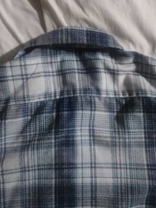 Stylish Blue Check Shirt | Size xs/s/m |