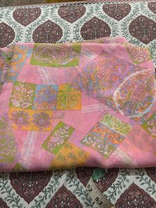 Beautiful Pink Paisley Saree