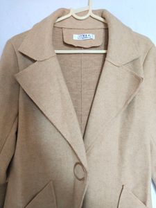 CREAM COAT FOR WOMEN