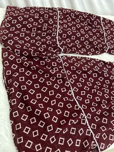 Elegant Maroon Kurta Set with Dupatta