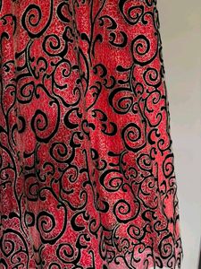 Stunning Red &amp; Black Swirl Gown ❤️